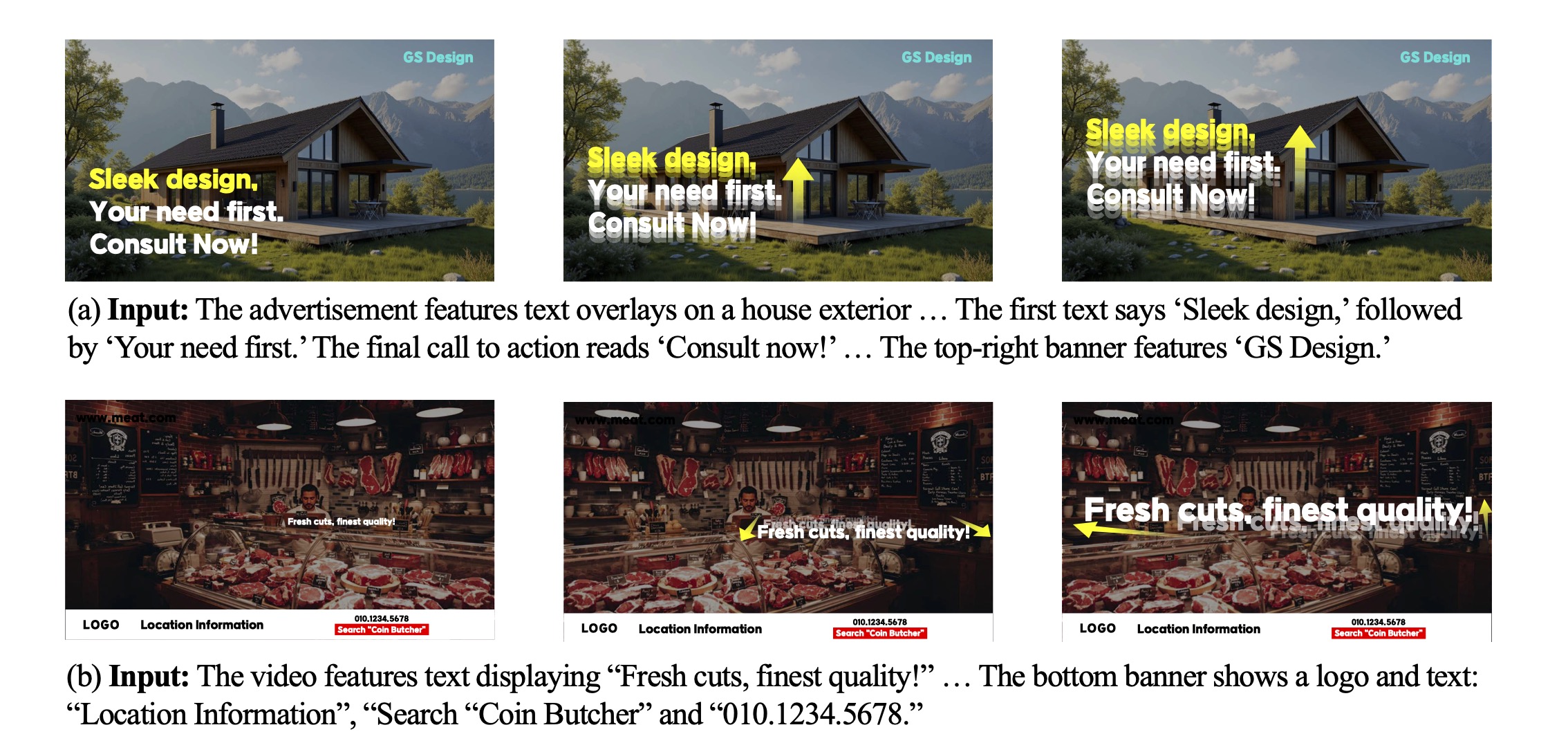 Generating Animated Layouts as Structured Text Representations